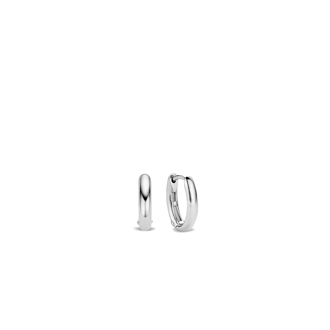 TI SENTO Sterling Silver Small Oval Hoops 11mm