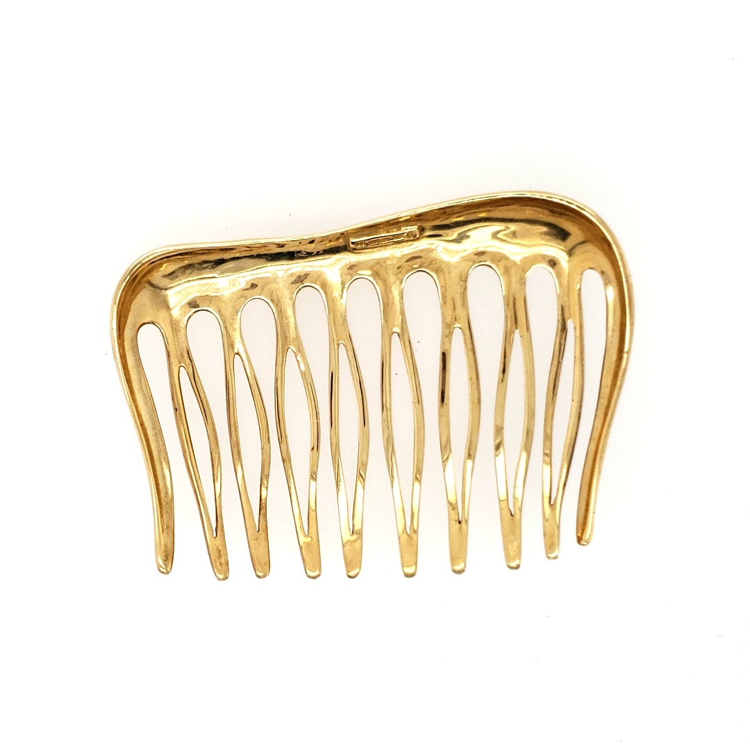 Tiffany & Co. Gold Hair Comb l Pre-Owned