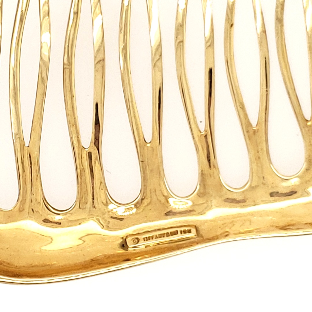 Tiffany & Co. Gold Hair Comb l Pre-Owned