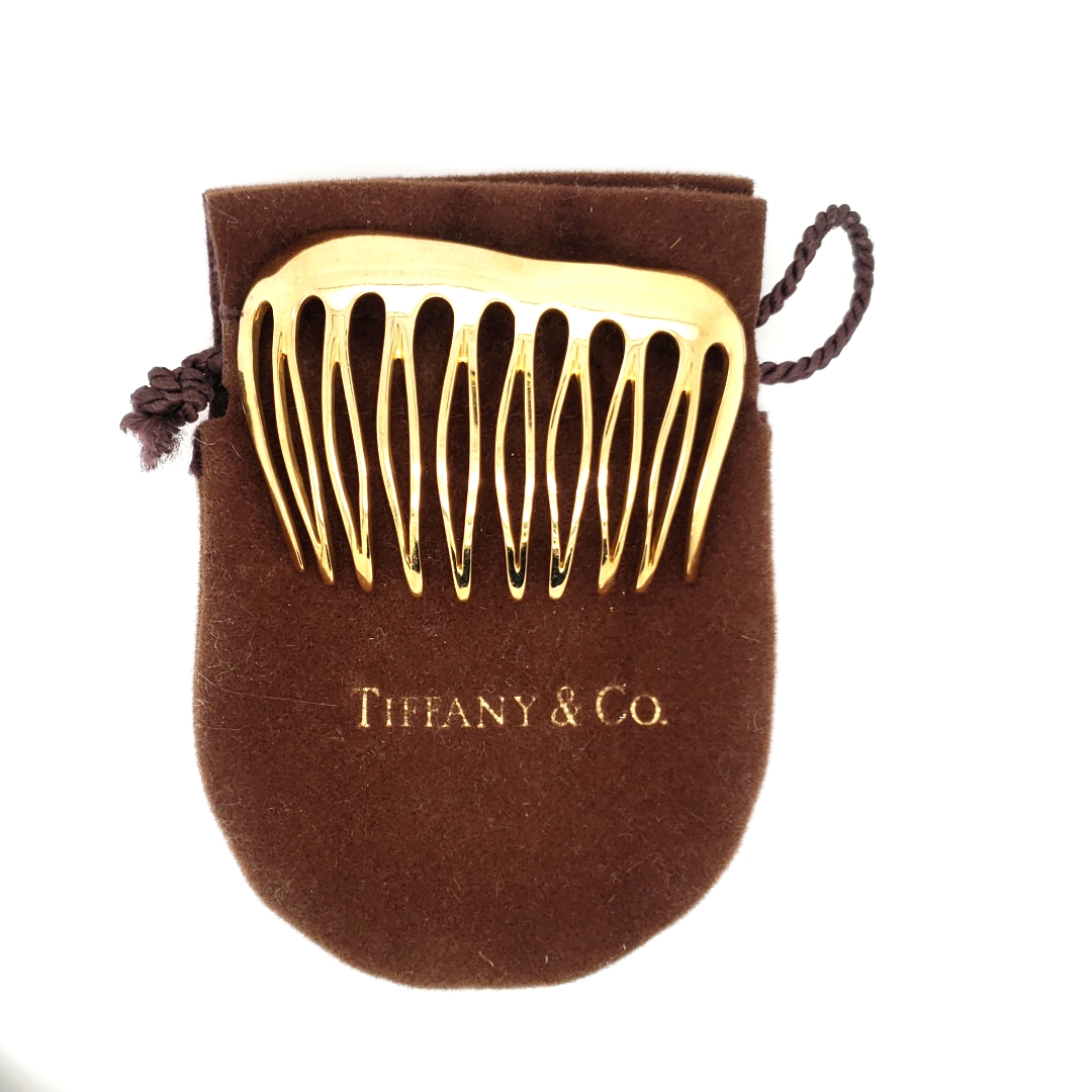 Tiffany & Co. Gold Hair Comb l Pre-Owned