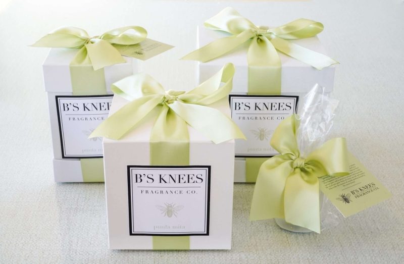 Punta Mita 1-Wick White Glass Fragrance Candle by B's Knees