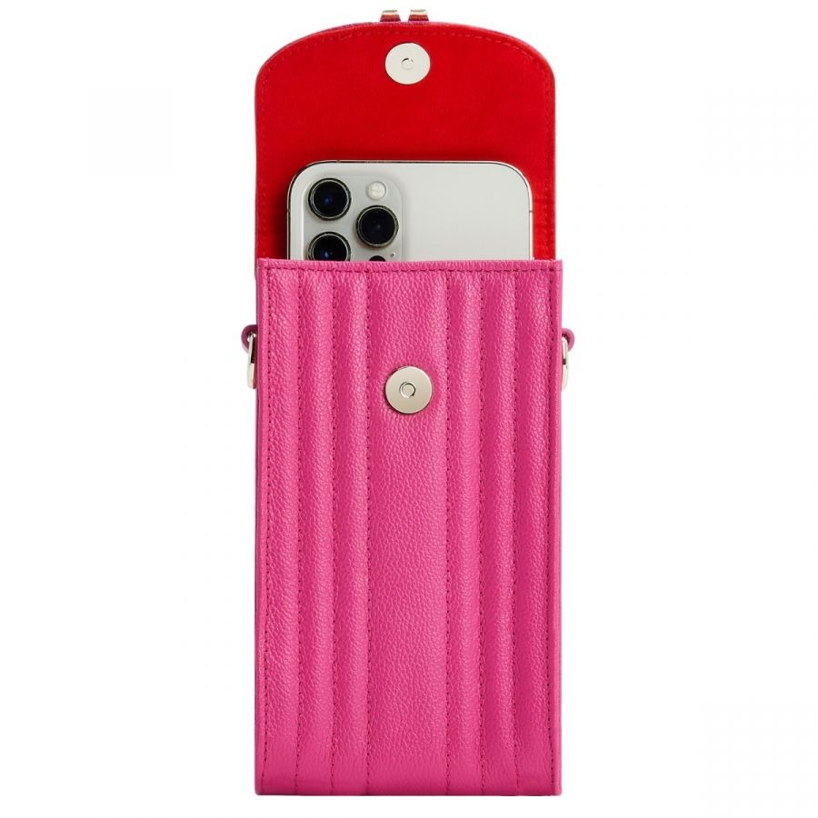 Mimi Phone case in Pink with Wristlet and Lanyard by WOLF