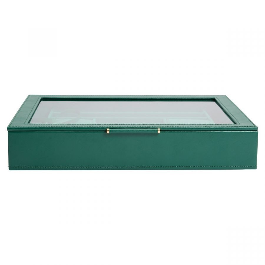 Sophia Jewellry Box with Window Forest Green l WOLF