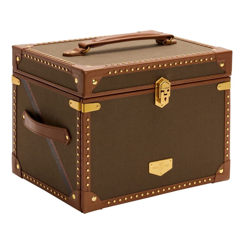 WOLF Khaki Ida Trunk Jewelry Box