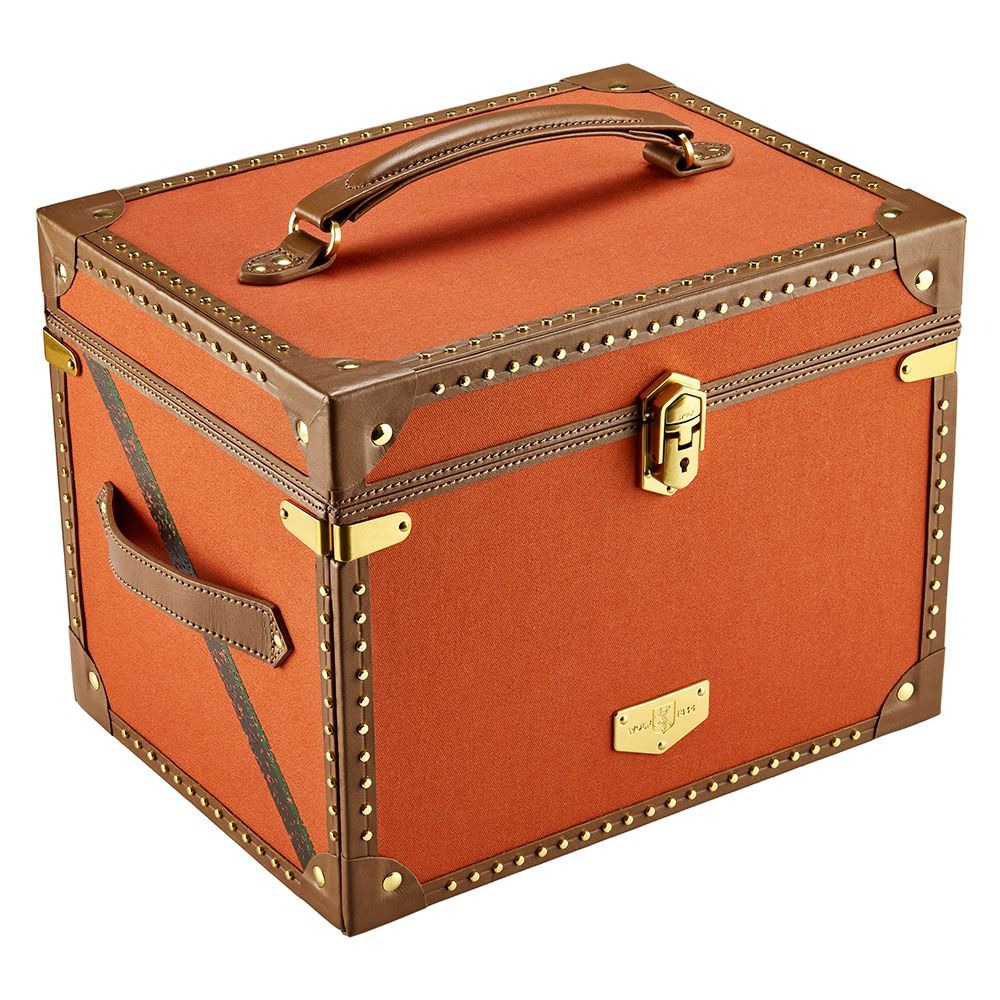 WOLF Orange Ida Trunk Jewelry Box
