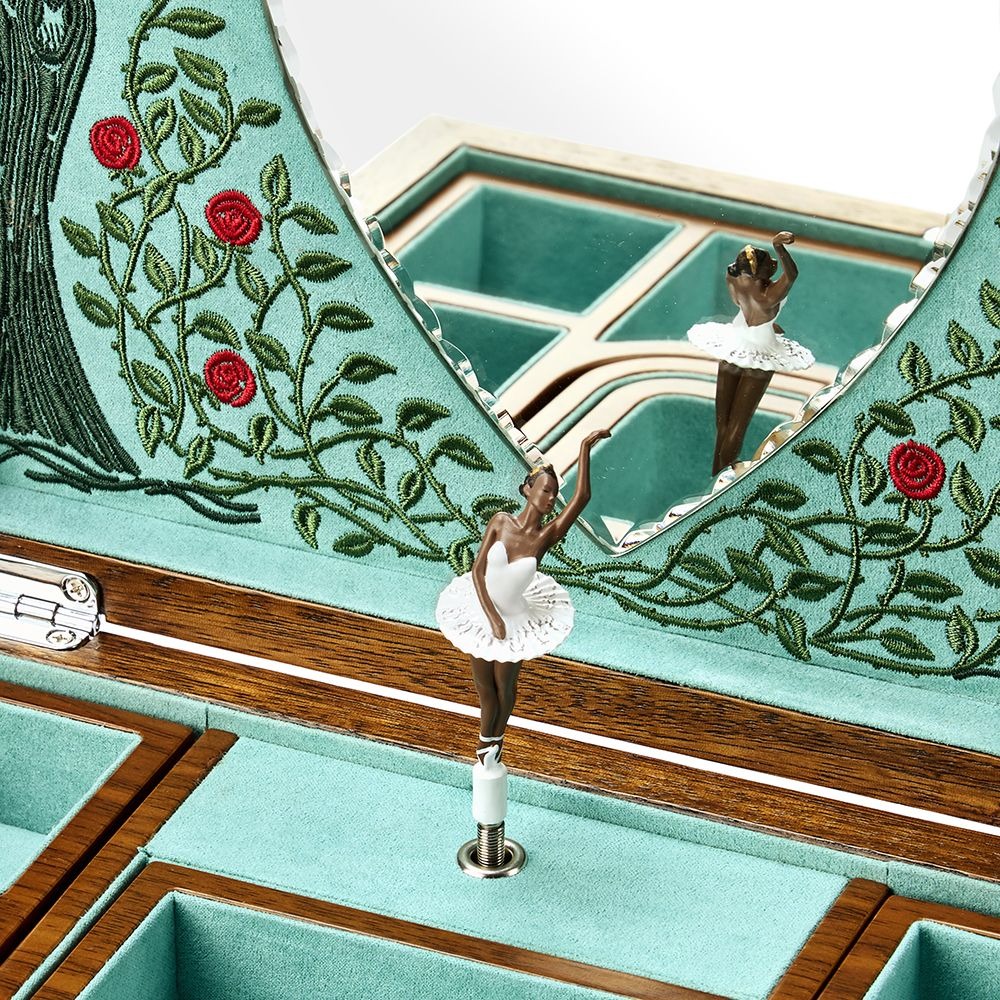 WOLF Swan Lake Ballet Musical Jewelry Box