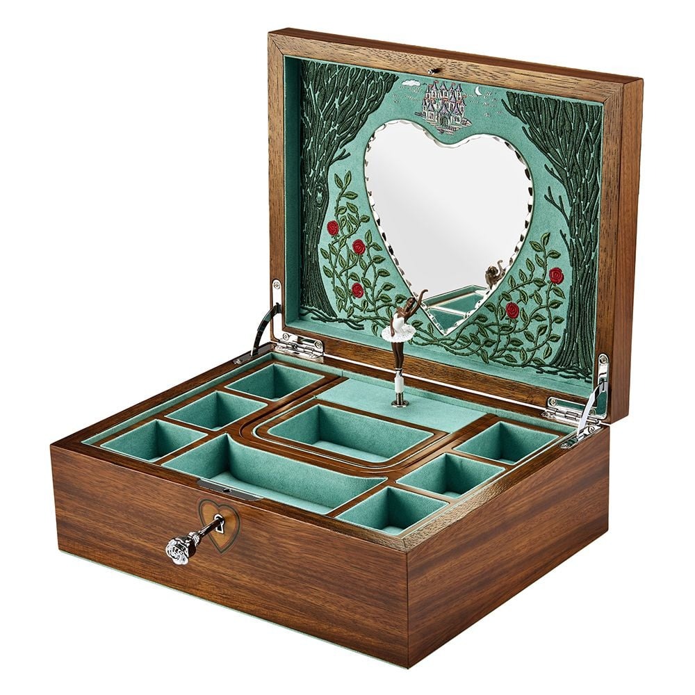 WOLF Swan Lake Ballet Musical Jewelry Box