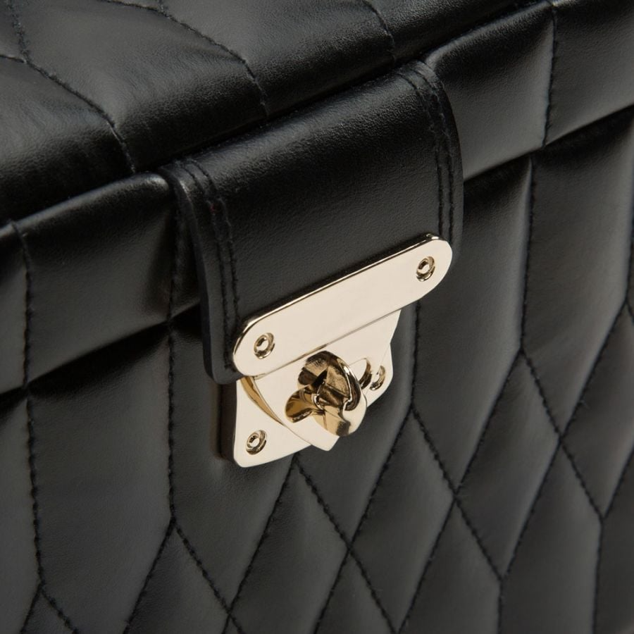 WOLF Caroline Medium Jewelry Case Black