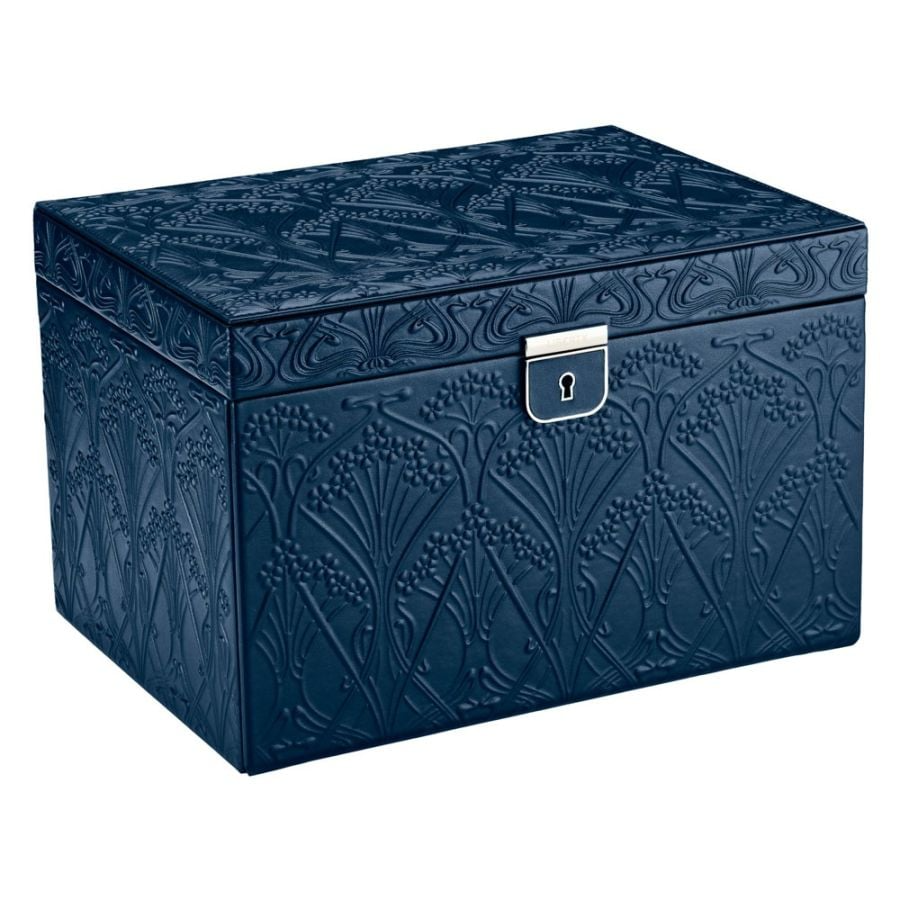 WOLF X LIBERTY All Over Ianthe Large Jewelry Box - Navy
