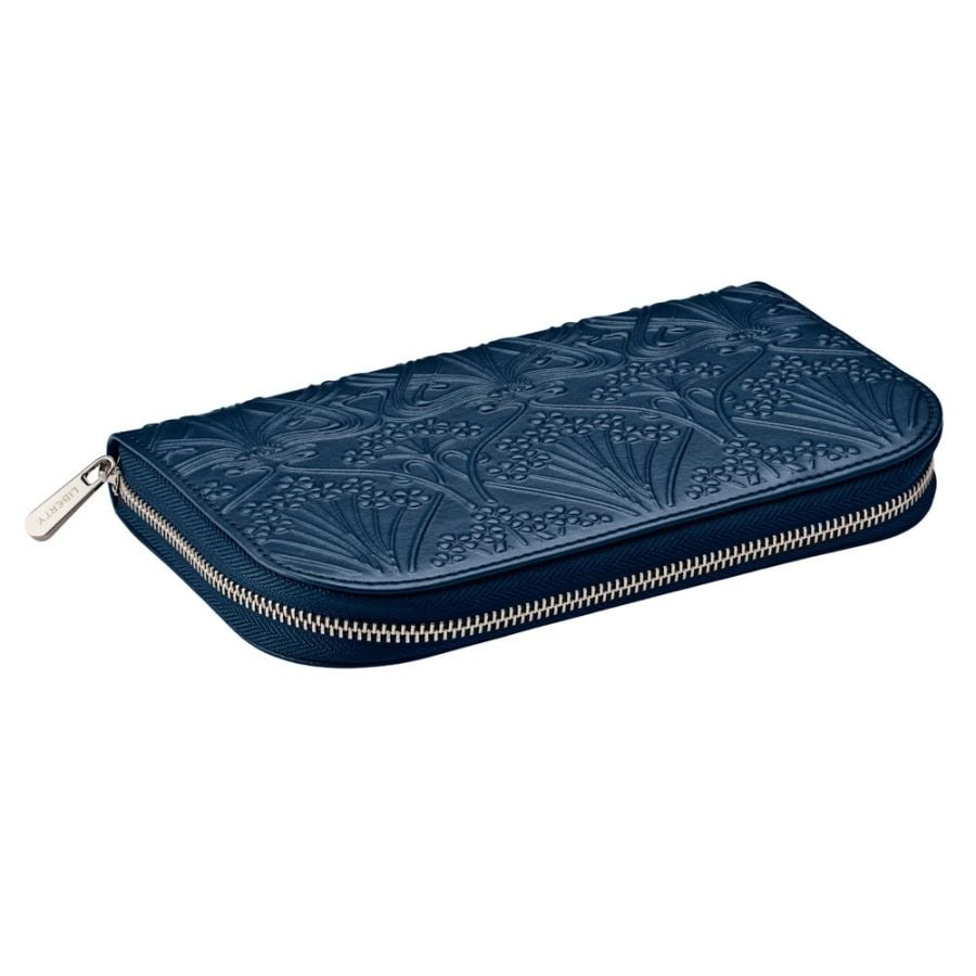 WOLF X LIBERTY All Over Ianthe Travel Jewelry Portfolio - Navy