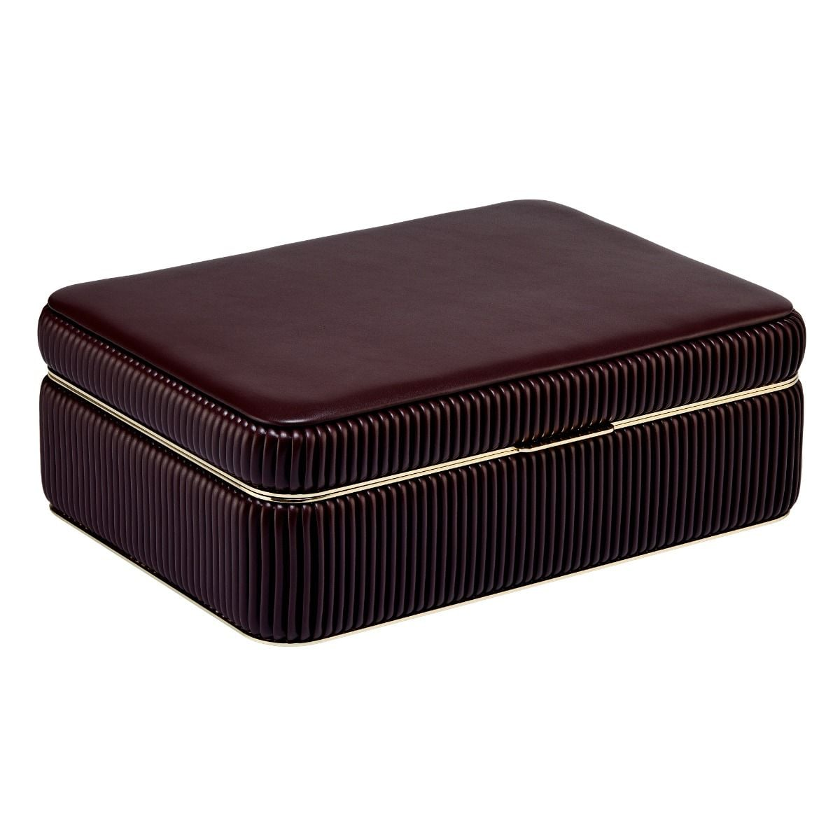 WOLF Bella Medium Jewellery Box l Bordeaux
