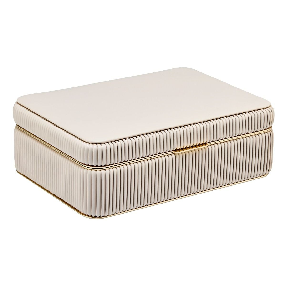 WOLF Bella Medium Jewellery Box l Bone
