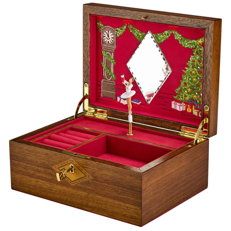 WOLF Nutcracker Ballet Musical Jewelry Box